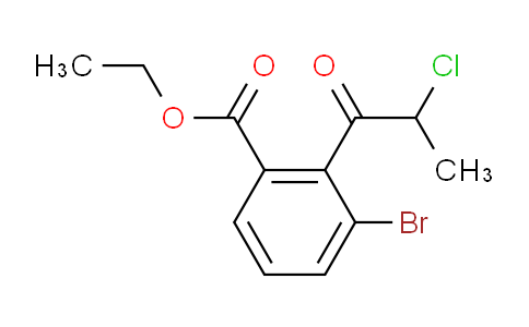 AS22356 | Ethyl 3-bromo-2-(2-chloropropanoyl)benzoate