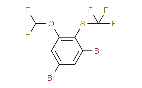 AS22370 | 1,5-Dibromo-3-difluoromethoxy-2-(trifluoromethylthio)benzene