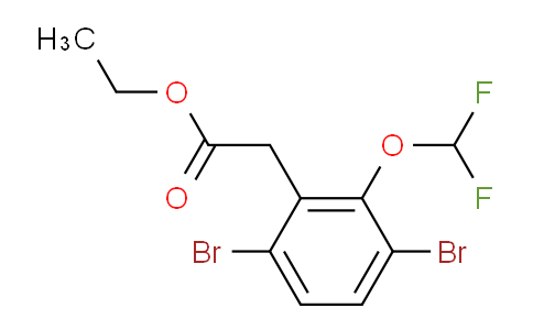 AS22394 | Ethyl 3,6-dibromo-2-(difluoromethoxy)phenylacetate