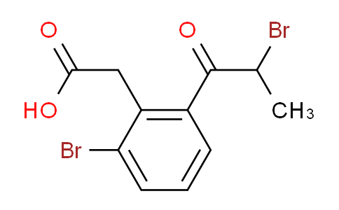 AS22406 | 2-Bromo-6-(2-bromopropanoyl)phenylacetic acid
