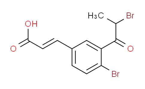 AS22419 | 4-Bromo-3-(2-bromopropanoyl)cinnamic acid