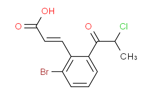 AS22420 | 2-Bromo-6-(2-chloropropanoyl)cinnamic acid