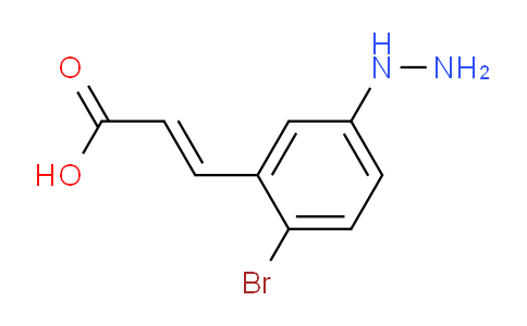 AS22432 | 2-Bromo-5-hydrazinylcinnamic acid