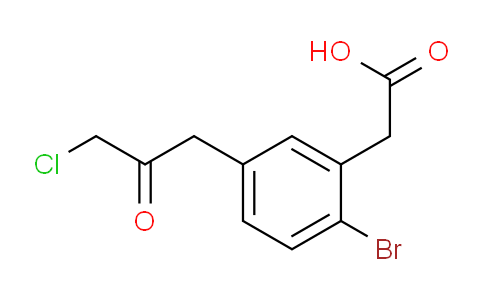 AS22457 | 2-Bromo-5-(3-chloro-2-oxopropyl)phenylacetic acid