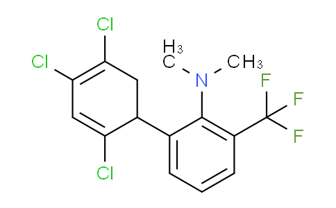 Dimethyl-[2-(2,4,5-trichloro-cyclohexa-2,4-dienyl)-6-(trifluoromethyl)phenyl]-amine