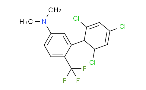 Dimethyl-[3-(2,4,6-trichlorocyclohexa-2,4-dienyl)-4-trifluoromethyl-phenyl]-amine