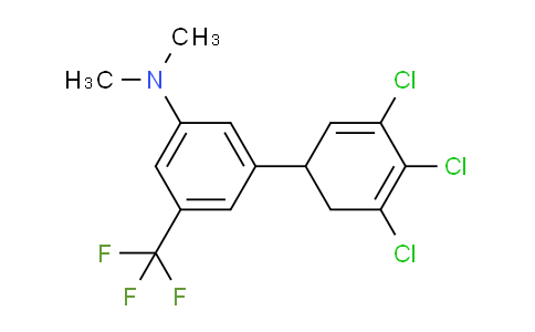 Dimethyl-[3-(3,4,5-trichlorocyclohexa-2,4-dienyl)-5-trifluoromethyl-phenyl]-amine