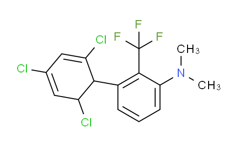 Dimethyl-[3-(2,4,6-trichlorocyclohexa-2,4-dienyl)-2-trifluoromethyl-phenyl]-amine