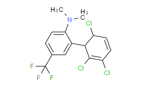 Dimethyl-[2-(2,3,6-trichlorocyclohexa-2,4-dienyl)-4-trifluoromethyl-phenyl]-amine