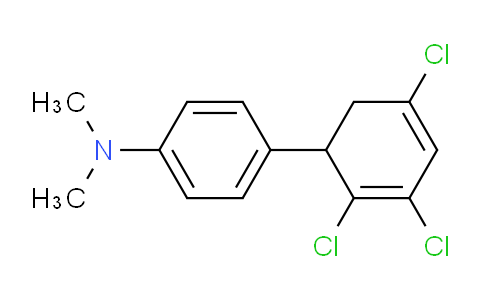 Dimethyl-[4-(2,3,5-trichlorocyclohexa-2,4-dienyl)-phenyl]-amine