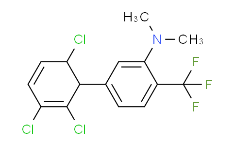 Dimethyl-[5-(2,3,6-trichlorocyclohexa-2,4-dienyl)-2-trifluoromethyl-phenyl]-amine
