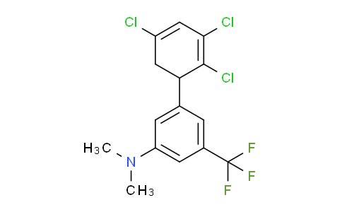 Dimethyl-[3-(2,3,5-trichlorocyclohexa-2,4-dienyl)-5-trifluoromethyl-phenyl]-amine