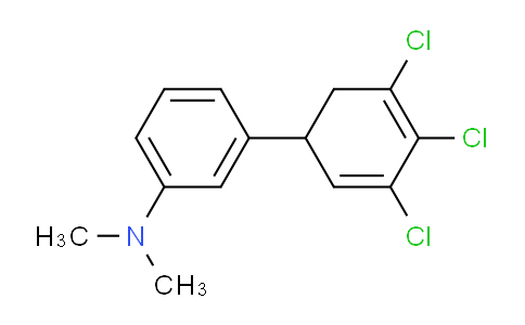 Dimethyl-[3-(3,4,5-trichlorocyclohexa-2,4-dienyl)-phenyl]-amine