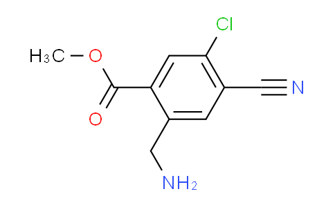AS33662 | Methyl 2-aminomethyl-5-chloro-4-cyanobenzoate
