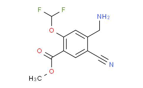 AS33680 | Methyl 4-aminomethyl-5-cyano-2-(difluoromethoxy)benzoate