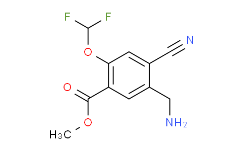 AS33682 | Methyl 5-aminomethyl-4-cyano-2-(difluoromethoxy)benzoate