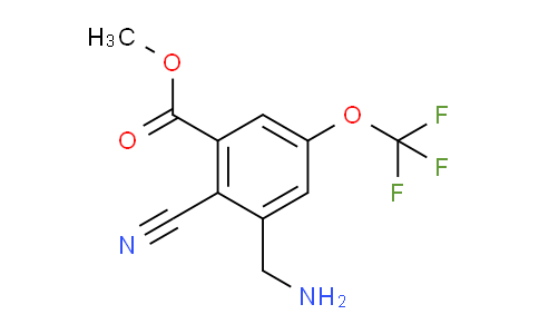 AS33684 | Methyl 3-aminomethyl-2-cyano-5-(trifluoromethoxy)benzoate