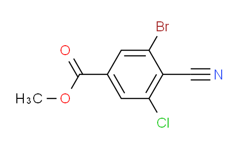 AS33704 | Methyl 3-bromo-5-chloro-4-cyanobenzoate