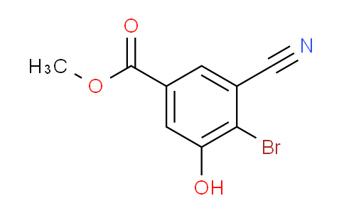 AS33709 | Methyl 4-bromo-3-cyano-5-hydroxybenzoate