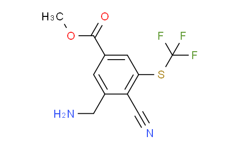 AS33719 | Methyl 3-aminomethyl-4-cyano-5-(trifluoromethylthio)benzoate