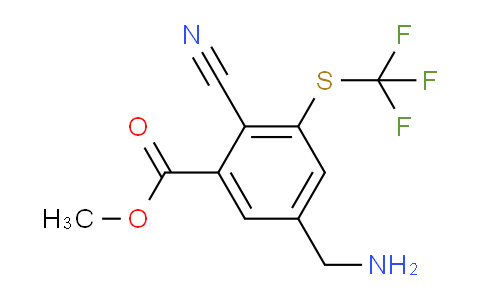 AS33723 | Methyl 5-aminomethyl-2-cyano-3-(trifluoromethylthio)benzoate