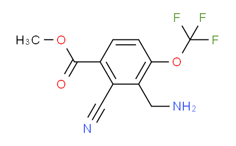AS33733 | Methyl 3-aminomethyl-2-cyano-4-(trifluoromethoxy)benzoate