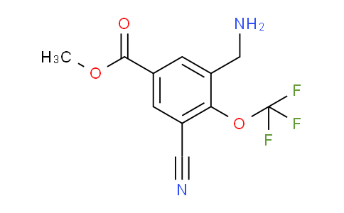 AS33735 | Methyl 3-aminomethyl-5-cyano-4-(trifluoromethoxy)benzoate