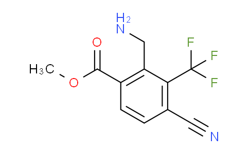 AS33738 | Methyl 2-aminomethyl-4-cyano-3-(trifluoromethyl)benzoate