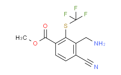 AS33748 | Methyl 3-aminomethyl-4-cyano-2-(trifluoromethylthio)benzoate