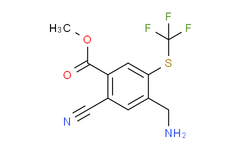 AS33749 | Methyl 4-aminomethyl-2-cyano-5-(trifluoromethylthio)benzoate