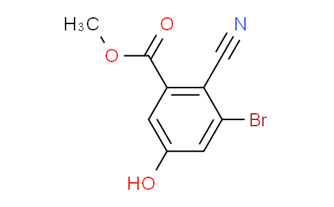 AS33800 | Methyl 3-bromo-2-cyano-5-hydroxybenzoate