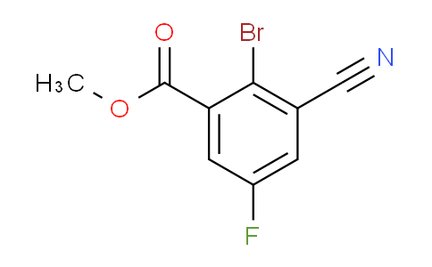 AS33809 | Methyl 2-bromo-3-cyano-5-fluorobenzoate