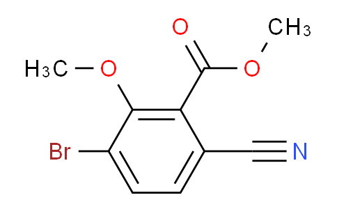 AS33814 | Methyl 3-bromo-6-cyano-2-methoxybenzoate