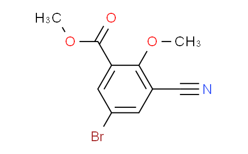 AS33816 | Methyl 5-bromo-3-cyano-2-methoxybenzoate