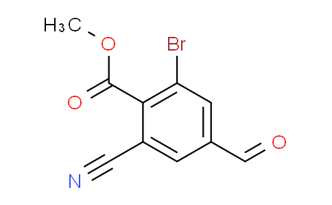 AS33821 | Methyl 2-bromo-6-cyano-4-formylbenzoate