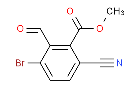 AS33824 | Methyl 3-bromo-6-cyano-2-formylbenzoate
