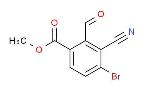 AS33826 | Methyl 4-bromo-3-cyano-2-formylbenzoate