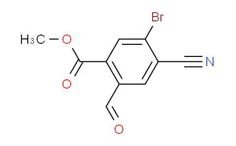 AS33827 | Methyl 5-bromo-4-cyano-2-formylbenzoate