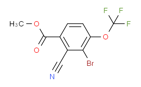 AS33832 | Methyl 3-bromo-2-cyano-4-(trifluoromethoxy)benzoate