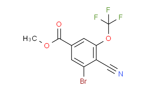 AS33833 | Methyl 3-bromo-4-cyano-5-(trifluoromethoxy)benzoate