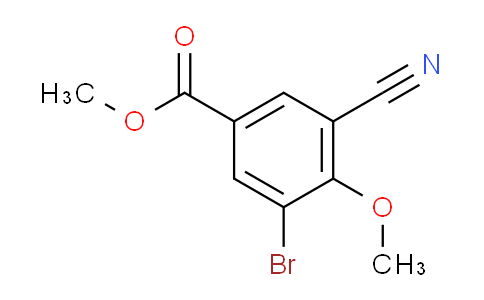 AS33834 | Methyl 3-bromo-5-cyano-4-methoxybenzoate