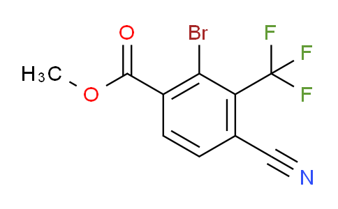 AS33841 | Methyl 2-bromo-4-cyano-3-(trifluoromethyl)benzoate