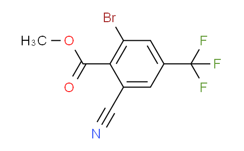AS33843 | Methyl 2-bromo-6-cyano-4-(trifluoromethyl)benzoate