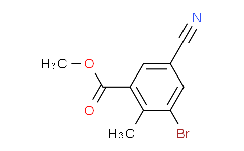 AS33847 | Methyl 3-bromo-5-cyano-2-methylbenzoate