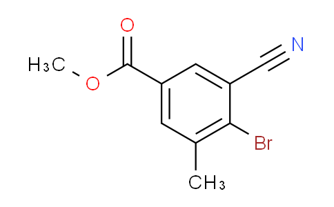 AS33850 | Methyl 4-bromo-3-cyano-5-methylbenzoate