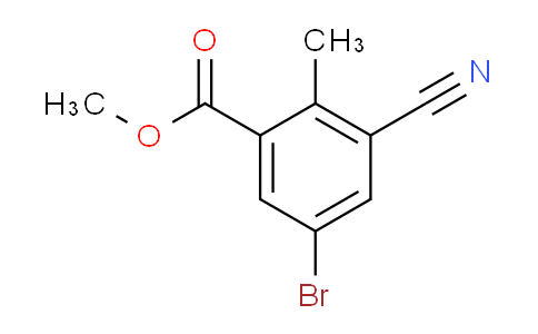 AS33852 | Methyl 5-bromo-3-cyano-2-methylbenzoate