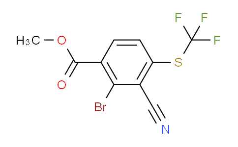 AS33853 | Methyl 2-bromo-3-cyano-4-(trifluoromethylthio)benzoate
