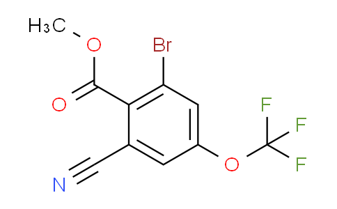 AS33863 | Methyl 2-bromo-6-cyano-4-(trifluoromethoxy)benzoate