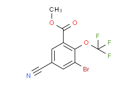 AS33865 | Methyl 3-bromo-5-cyano-2-(trifluoromethoxy)benzoate