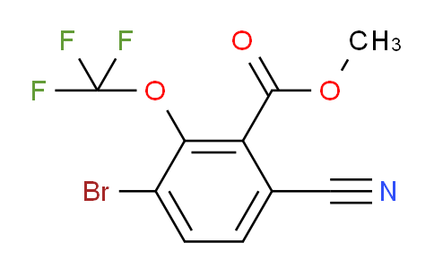 AS33867 | Methyl 3-bromo-6-cyano-2-(trifluoromethoxy)benzoate